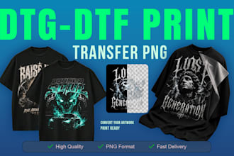 design halftone dtf dtg print ready files for t shirt printing