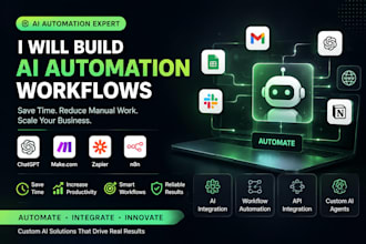 build ai automation workflows with chatgpt,  zapier