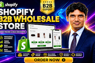 build shopify b2b wholesale store with tiered pricing and bulk discounts