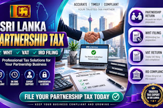 prepare sri lanka partnership tax return wht vat and ird filing