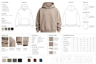 do technical fashion tech pack design clothing tech pack flat sketch tech pack