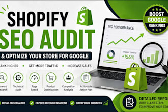 do shopify SEO audit and optimize your store for google