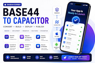 base44 expert fix base44 bugs migrate deploy base44 to capacitor ios android app