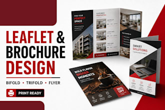 design leaflet, trifold brochure, bifold brochure, bifold, trifold, flyer design