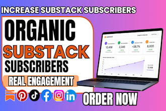 grow your substack newsletter with organic subscribers