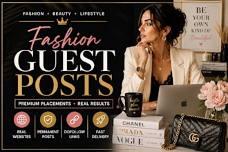 do fashion guest post with SEO contextual backlinks