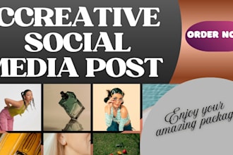design professional social media designs for your brand