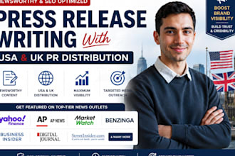 newsworthy press release writing with usa uk pr distribution