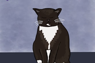 draw your pet in a silly fun style