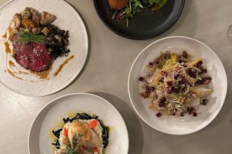 create a professional restaurant menu with recipes and food costing