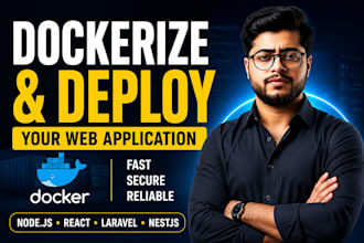 dockerize and deploy your nodejs, react, nestjs or laravel website