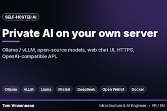 deploy a private self hosted ai llm chatbot on your own server