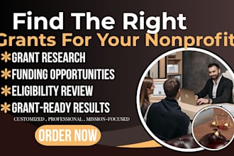 research grant opportunities for your nonprofit organization