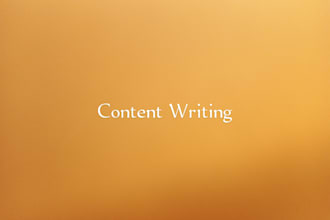 write high quality content