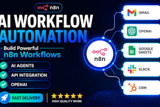 build n8n ai workflow automation with openai API integrations