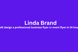 design a professional business flyer or event flyer