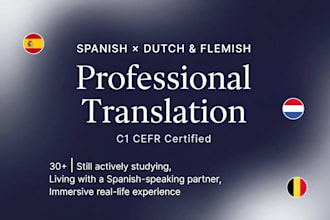 translate spanish to dutch and dutch to spanish