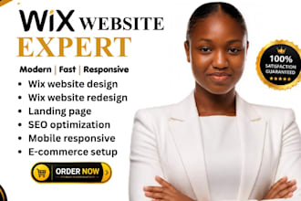 wix design wix website design wix website redesign website development