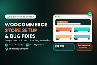 do woocommerce website ecommerce store or peptide supplement website development