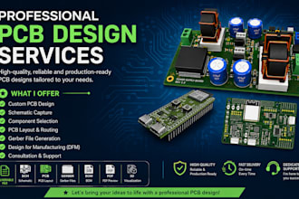 design high power bldc motor driver, h bridge and gate driver pcb