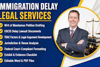 draft writ of mandamus petition for uscis delay, immigration lawyer