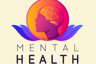 design creative health tech startup brain logo for you
