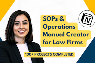 build sops and operations manuals for law firms