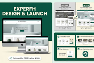 design a modern single product shopify storefront with full mobile optimisation