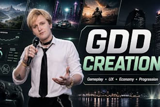 create a professional gdd and game concept for your game