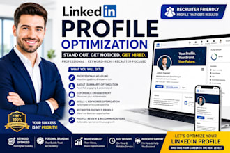 optimize linkedin profile, rewrite llnkedln profile, personal branding expert