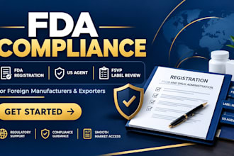 handle fda registration, US agent, fsvp and fda compliance