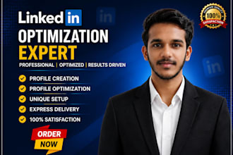 create a professional linkedin profile