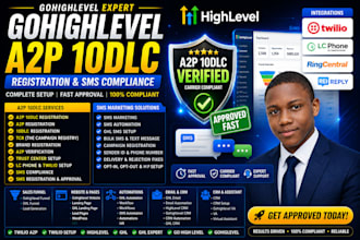 gohighlevel a2p 10dlc registration twilio gohighlevel ghl a2p 10dlc verification