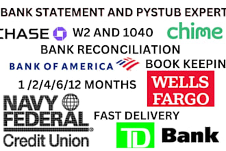 payroll, paychecks and bank reconcilation statement