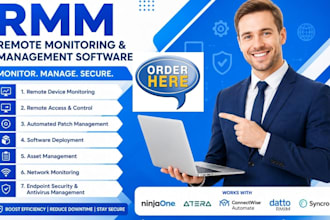 setup rrm software ninjaone syncro msp ninjaone halopsa connectwise datto rmm