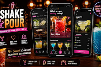 develop bartending mobile app cocktail mobile bar booking app for ios android