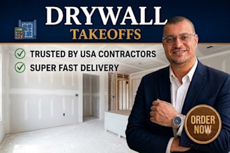 do drywall material takeoff