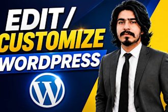 customize or edit wordpress website
