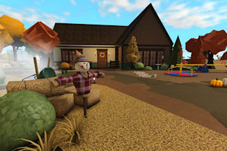 build a detailed bloxburg house with custom interior design