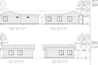 design adu permit plans, garage conversion and city permit drawings
