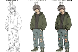 draw a character full body