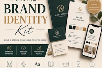 design canva branding kit complete brand identity startup board brand style book