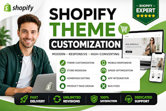 customize shoplfy theme, edit redesign shoplfy store,  copy clone shopify store