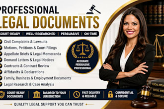 be your lawyer in civil, family and tort law disputes