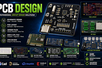 design pcb design pcb layout circuit design schematic design in altium kicad