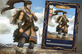 illustrations for your card game and tarot deck no ia