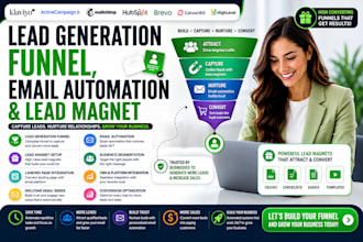 setup lead generation funnel email automation lead magnet