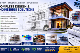 create architectural, structural and civil engineering drawings with bim