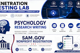 penetration testing lab, write psychology research, sam gov nonprofit