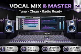 tune, mix and master your vocals for a radio ready sound